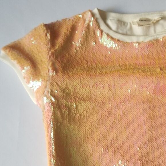 Andorine Porto Little Girls Sequin Dress, sz 8A - Picture 5 of 6